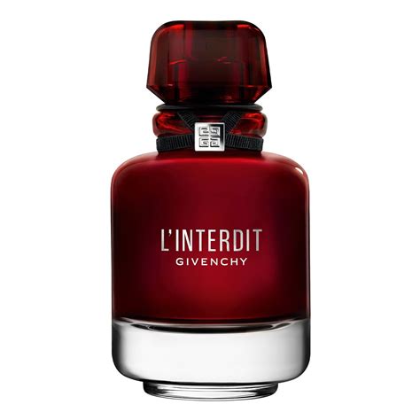 givenchy l'interdit eau de parfum rouge 35ml|Givenchy rouge interdit notes.